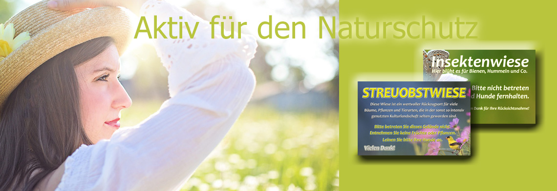 Zu den Naturschilder