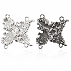 Kettenglied ornamental für Schützenkette – DEUMER altsilber