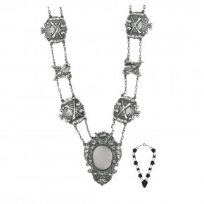 Kettenglied ornamental für Schützenkette – DEUMER altsilber