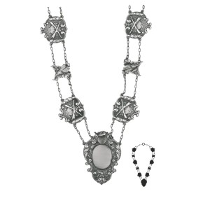 Kettenglied für Schützenkette mit Schützenmotiv – versilbert oder altsilber – DEUMER