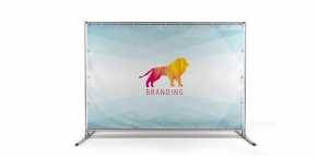 Bauzaunbanner individuell nach Kundenwunsch 3400 mm x 1740 mm / Mesh-Banner 290 g/m²