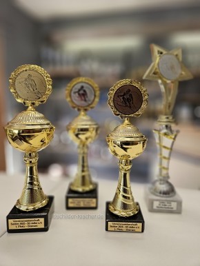 3erPokal Serie "Carry" in klassischem gold