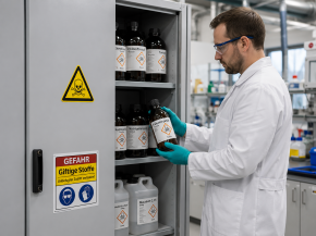 Warnschild „Warnung vor giftigen Stoffen" – ISO 7010 W016