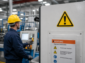 Allgemeines Warnzeichen nach DIN EN ISO 7010 (W001) | 100 mm
