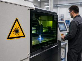 Warnschild "Warnung vor Laserstrahl" 100 mm 21.0204