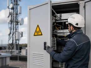 Warnschild „Warnung vor nicht ionisierender Strahlung" – ISO 7010 W005