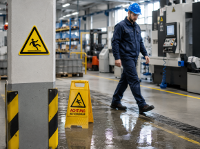 Warnschild „Warnung vor Rutschgefahr" – ISO 7010 W011