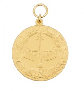 Medaille / Orden "Musik",  mit Öse & Ring Ø 39 mm, 23169 versch. Ausführungen