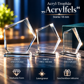 Acryl-Trophäe "Acrylfels" 33613