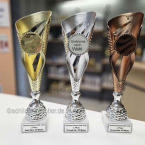 3er-Pokalserie „GOLD-SILBER-BRONZE“ zum Knallerpreis