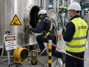 Warnschild „Warnung vor Erstickungsgefahr“ – Folienaufkleber SL 100 oder 200 mm