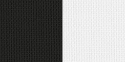 Halsband 11 mm schwarz-weiß