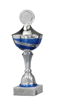 10er Pokalserie "Nikita" 56330 silber-blau komplett