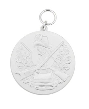 Medaille "JAGEN / JAGD",  mit Öse & Ring Ø 39 mm, 62389