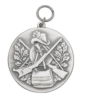Medaille "JAGEN / JAGD",  mit Öse & Ring Ø 39 mm, 62389