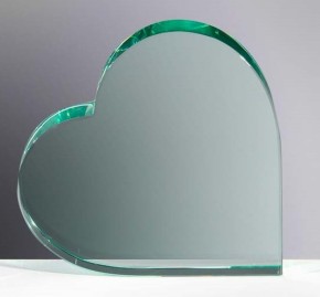 Jade-Glasherz mit individueller Lasergravur