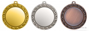 Medaillen mit Standardemblem und Halsband - alle Sportarten 9175b BRONZE