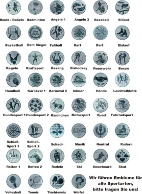 6er Pokalserie "ANDREA" 57520 gold-schwarz 6er Serie komplett (57520)