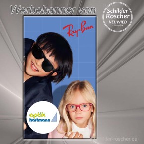 Banner / Planen individuell nach Kundenwunsch PVC-Frontlit-Banner 510 g/m² B1 / 4000 mm x 1000 mm