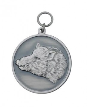 Medaille "Keiler",  mit Öse & Ring Ø 39 mm, 54788 Medaille "Keiler",  mit Öse & Ring Ø 39 mm, 54788