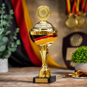 Pokalserie "Teutonia" 59860 schwarz-rot-gold  8er-Serie komplett