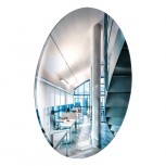 Vialux110BF® Standardüberwachungsspiegel / Ladenspiegel - Kleinformat 600 x 400 mm Beobachtungsabstand 12 Meter / Flexible Halterung