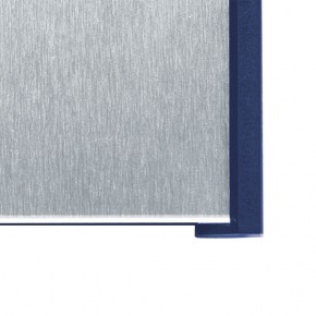 BOX Türschild blau in Edelstahloptik mit einer Abdeckung aus Sicherheitsglas / 15,4 × 11,0 cm / BO4000 BOX Türschild blau in Edelstahloptik mit einer Abdeckung aus Sicherheitsglas / 15,4 × 11,0 cm / BO4000