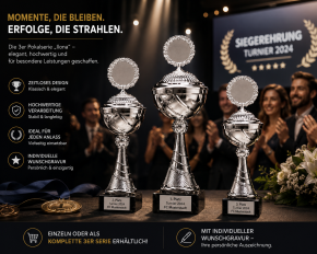 3er-Pokalserie Ilona Silber mit Wunschgravur