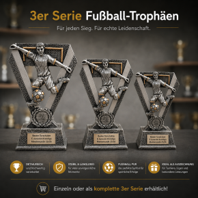 Resinfigur "Fußballer" 38565  Höhe 203 mm
